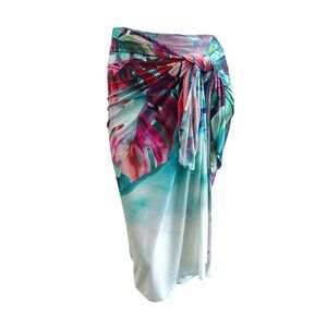 Contours by Coco Reef Women's Oversize Sarong Swim Cover-Up O/S, Multi